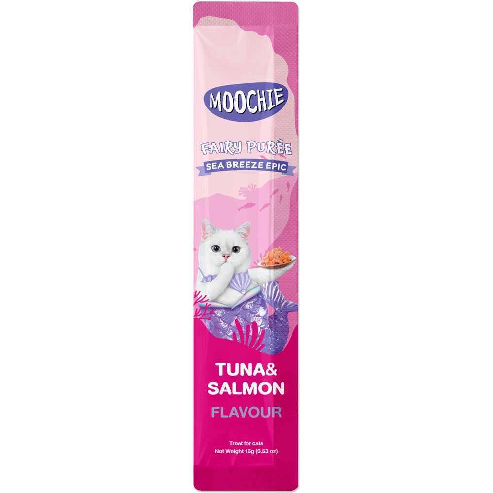 30% OFF: Moochie Fairy Puree Tuna & Salmon Liquid Cat Treats